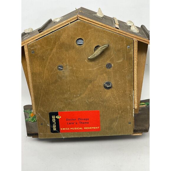 Vintage Toggili German Weather Musical House Zhivago Lara's Theme Chalet Swiss - Picture 5 of 11